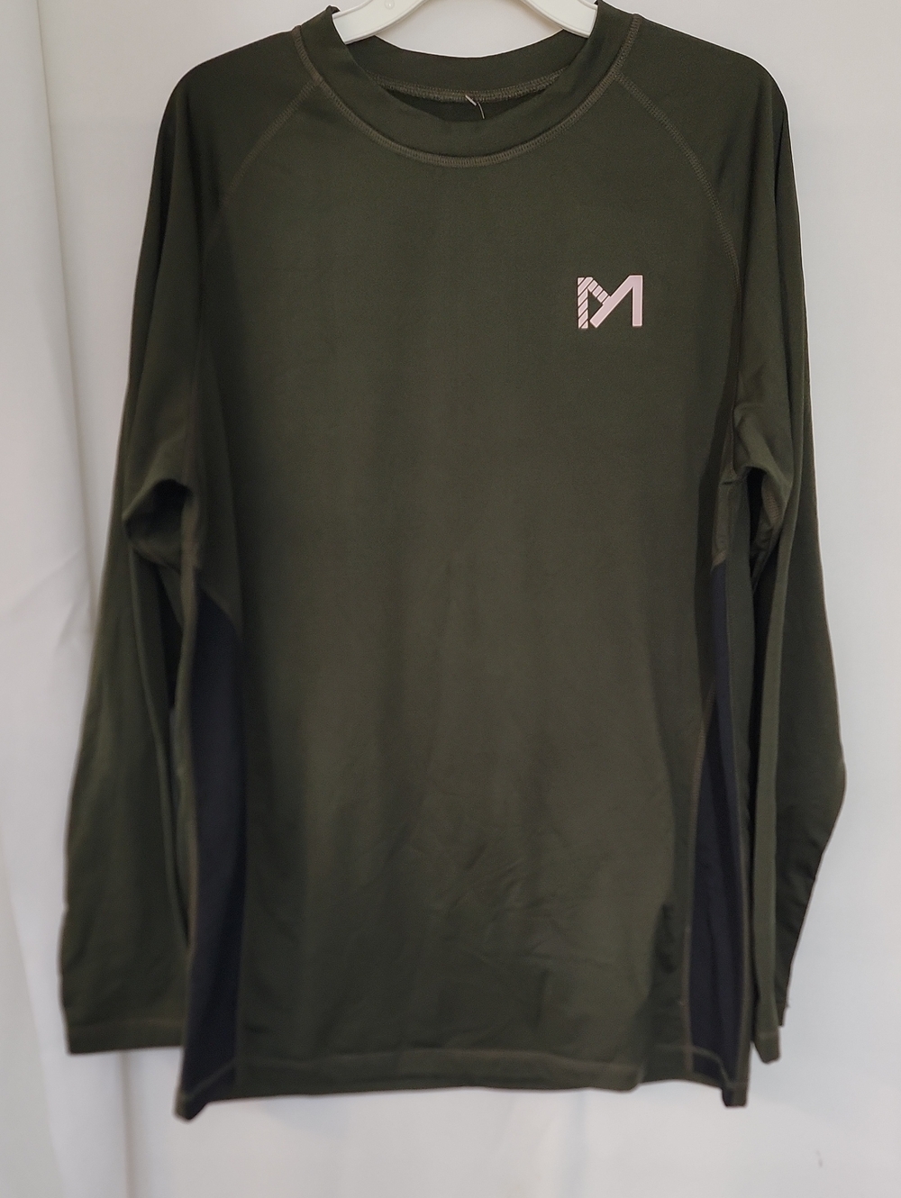 Mizuno Dark Olive Green Long-Sleeve Performance Top